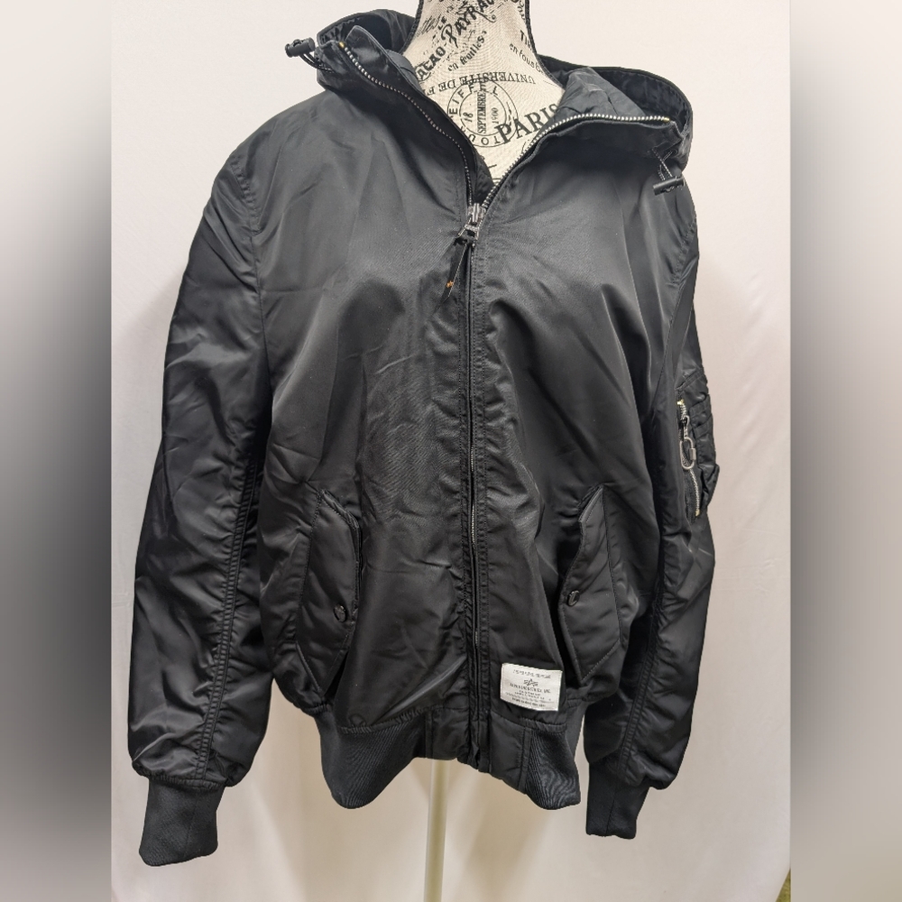 Alpha Industries Black Bomber Jacket